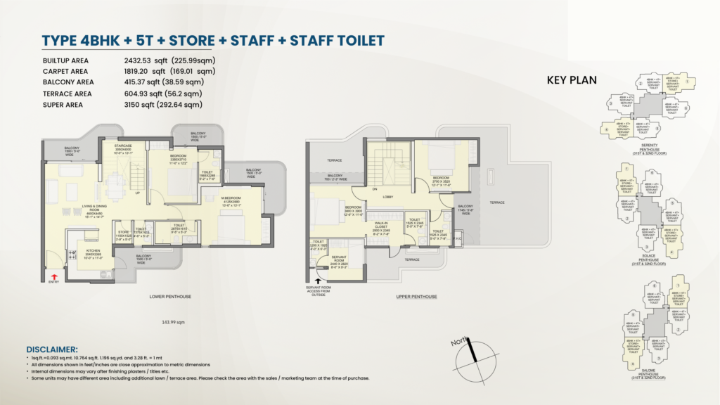 Penthouse (3100 Sq.ft)